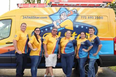 Water line leak in West Palm Beach, FL.